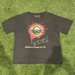 Retro Guns N Roses G N FN R’s ! World Tour 91 - 92 Gray Shirt Men’s Size Medium